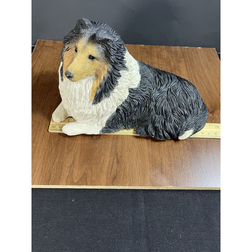 Sandicast 1987 Sculpture Sable Collie Sheltie Dog Statue Figure Sandra Brue - Picture 10 of 11